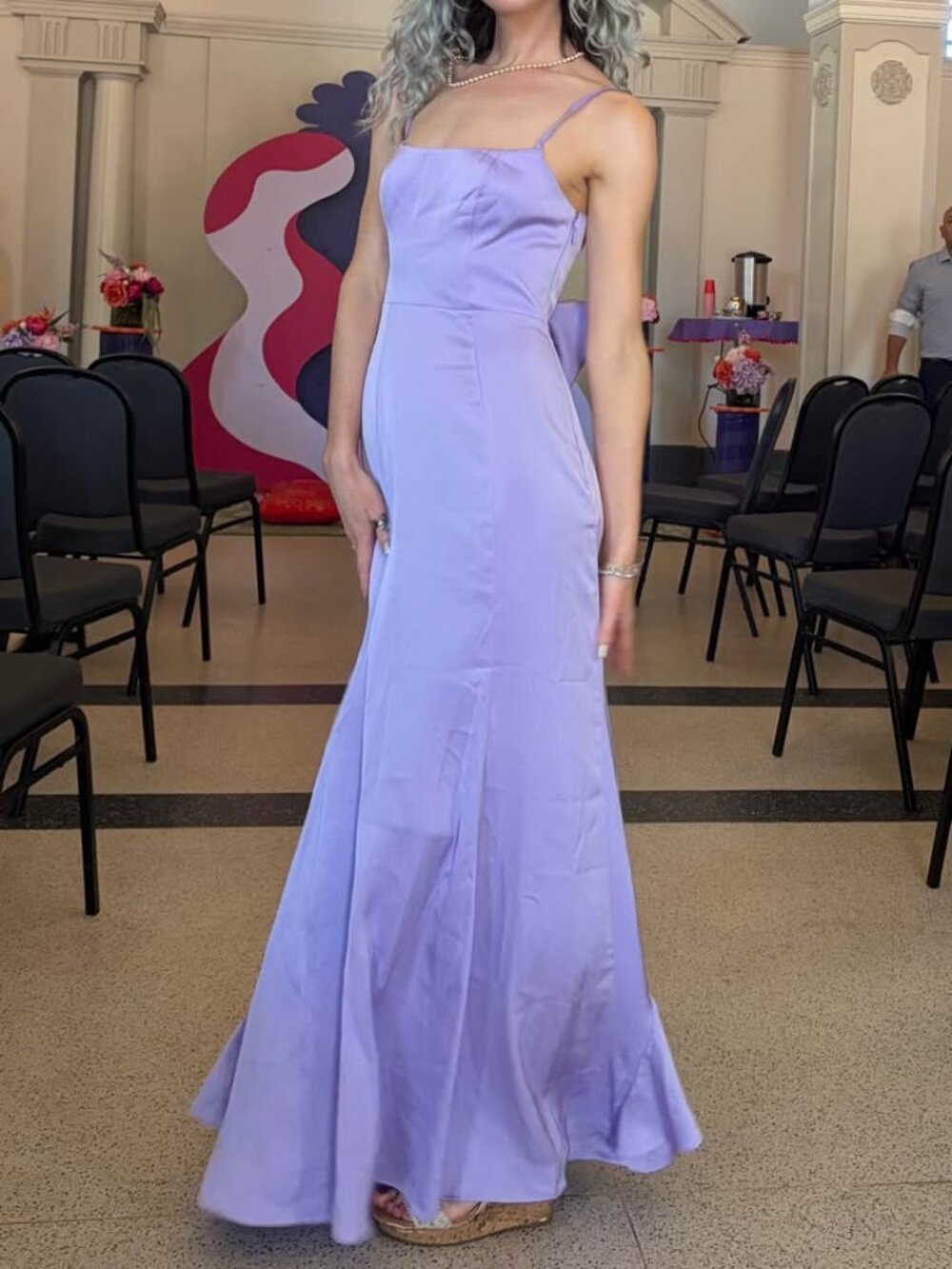 AZAZIE x Barbie™ Purple Bridesmaid Wedding Guest Dress - Picture 2 of 6